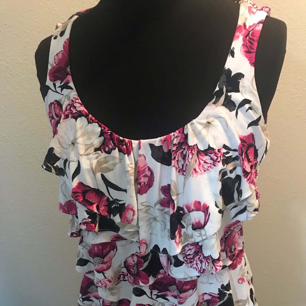 Flirty layered summer top